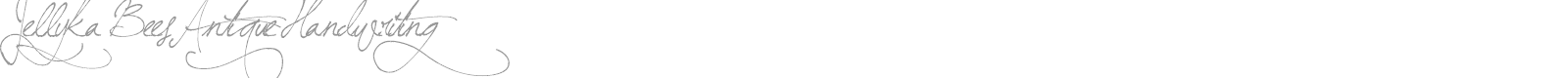 Jellyka Beesantique Handwriting font preview